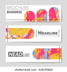 Abstract vector layout background set. For art template design, list, front page, mockup brochure theme style, banner, idea, cover, booklet, print, flyer, book, blank, card, ad, sign, sheet,, a4.