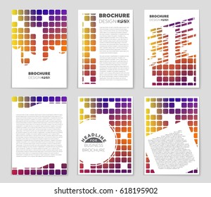 Abstract vector layout background set. For art template design, list, page, mockup brochure theme style, banner, idea, cover, booklet, print, flyer, book, blank, card, ad, sign, sheet,, a4