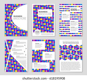 Abstract vector layout background set. For art template design, list, page, mockup brochure theme style, banner, idea, cover, booklet, print, flyer, book, blank, card, ad, sign, sheet,, a4.