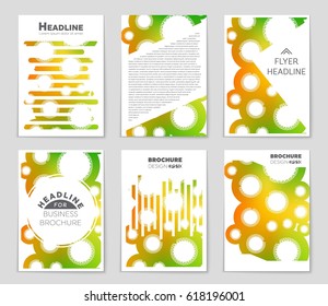 Abstract vector layout background set. For art template design, list, page, mockup brochure theme style, banner, idea, cover, booklet, print, flyer, book, blank, card, ad, sign, sheet,, a4