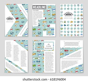Abstract vector layout background set. For art template design, list, page, mockup brochure theme style, banner, idea, cover, booklet, print, flyer, book, blank, card, ad, sign, sheet,, a4.