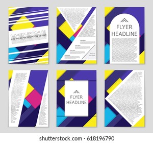 Abstract vector layout background set. For art template design, list, front page, mockup brochure theme style, banner, idea, cover, booklet, print, flyer, book, blank, card, ad, sign, sheet,, a4