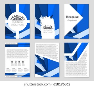 Abstract vector layout background set. For art template design, list, front page, mockup brochure theme style, banner, idea, cover, booklet, print, flyer, book, blank, card, ad, sign, sheet,, a4