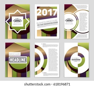 Abstract vector layout background set. For art template design, list, front page, mockup brochure theme style, banner, idea, cover, booklet, print, flyer, book, blank, card, ad, sign, sheet,, a4
