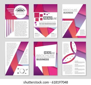 Abstract vector layout background set. For art template design, list, front page, mockup brochure theme style, banner, idea, cover, booklet, print, flyer, book, blank, card, ad, sign, sheet,, a4
