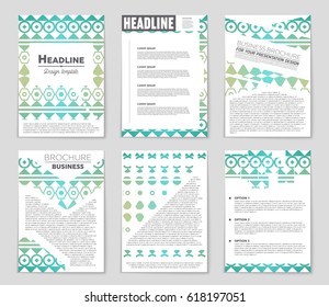 Abstract vector layout background set. For art template design, list, page, mockup brochure theme style, banner, idea, cover, booklet, print, flyer, book, blank, card, ad, sign, sheet,, a4.