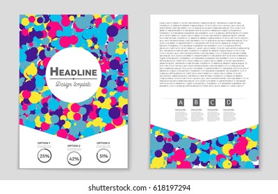 Abstract vector layout background set. For art template design, list, page, mockup brochure theme style, banner, idea, cover, booklet, print, flyer, book, blank, card, ad, sign, sheet,, a4