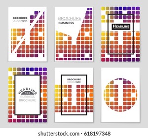 Abstract vector layout background set. For art template design, list, page, mockup brochure theme style, banner, idea, cover, booklet, print, flyer, book, blank, card, ad, sign, sheet,, a4