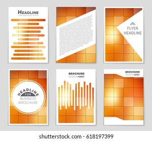 Abstract vector layout background set. For art template design, list, page, mockup brochure theme style, banner, idea, cover, booklet, print, flyer, book, blank, card, ad, sign, sheet,, a4
