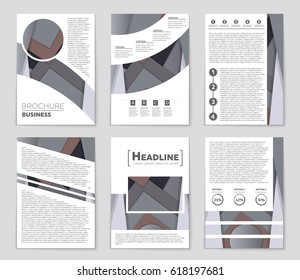 Abstract vector layout background set. For art template design, list, front page, mockup brochure theme style, banner, idea, cover, booklet, print, flyer, book, blank, card, ad, sign, sheet,, a4