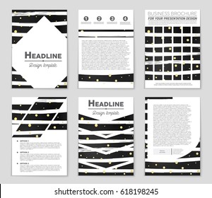 Abstract vector layout background set. For art template design, list, front page, mockup brochure theme style, banner, idea, cover, booklet, print, flyer, book, blank, card, ad, sign, sheet,, a4