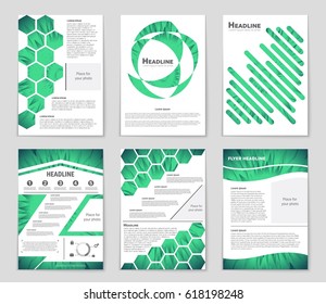 Abstract vector layout background set. For art template design, list, page, mockup brochure theme style, banner, idea, cover, booklet, print, flyer, book, blank, card, ad, sign, sheet,, a4.