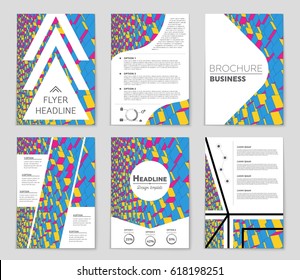 Abstract vector layout background set. For art template design, list, front page, mockup brochure theme style, banner, idea, cover, booklet, print, flyer, book, blank, card, ad, sign, sheet,, a4