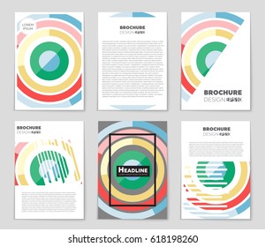 Abstract vector layout background set. For art template design, list, page, mockup brochure theme style, banner, idea, cover, booklet, print, flyer, book, blank, card, ad, sign, sheet,, a4