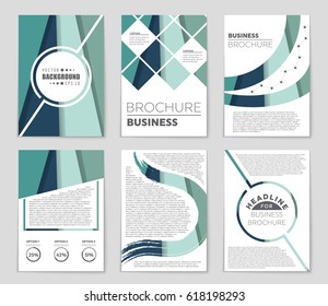 Abstract vector layout background set. For art template design, list, front page, mockup brochure theme style, banner, idea, cover, booklet, print, flyer, book, blank, card, ad, sign, sheet,, a4