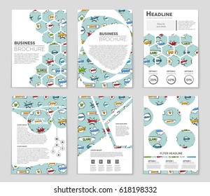 Abstract vector layout background set. For art template design, list, page, mockup brochure theme style, banner, idea, cover, booklet, print, flyer, book, blank, card, ad, sign, sheet,, a4.