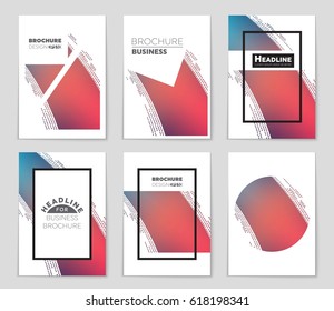 Abstract vector layout background set. For art template design, list, page, mockup brochure theme style, banner, idea, cover, booklet, print, flyer, book, blank, card, ad, sign, sheet,, a4