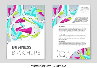 Abstract vector layout background set. For art template design, list, page, mockup brochure theme style, banner, idea, cover, booklet, print, flyer, book, blank, card, ad, sign, sheet,, a4