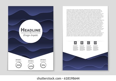 Abstract vector layout background set. For art template design, list, page, mockup brochure theme style, banner, idea, cover, booklet, print, flyer, book, blank, card, ad, sign, sheet,, a4.