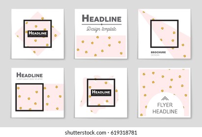 Abstract vector layout background set. For art template design, list, front page, mockup brochure theme style, banner, idea, cover, booklet, print, flyer, book, blank, card, ad, sign, sheet,, a4