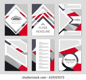Abstract vector layout background set. For art template design, list, front page, mockup brochure theme style, banner, idea, cover, booklet, print, flyer, book, blank, card, ad, sign, sheet,, a4