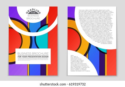 Abstract vector layout background set. For art template design, list, front page, mockup brochure theme style, banner, idea, cover, booklet, print, flyer, book, blank, card, ad, sign, sheet,, a4