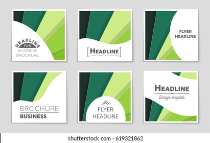 Abstract vector layout background set. For art template design, list, front page, mockup brochure theme style, banner, idea, cover, booklet, print, flyer, book, blank, card, ad, sign, sheet,, a4