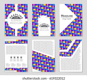 Abstract vector layout background set. For art template design, list, page, mockup brochure theme style, banner, idea, cover, booklet, print, flyer, book, blank, card, ad, sign, sheet,, a4.