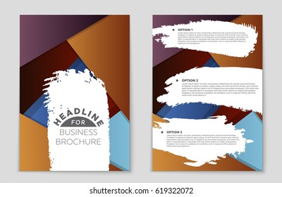 Abstract vector layout background set. For art template design, list, front page, mockup brochure theme style, banner, idea, cover, booklet, print, flyer, book, blank, card, ad, sign, sheet,, a4
