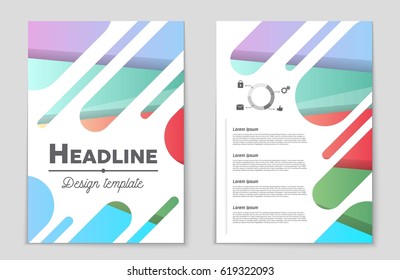 Abstract vector layout background set. For art template design, list, front page, mockup brochure theme style, banner, idea, cover, booklet, print, flyer, book, blank, card, ad, sign, sheet,, a4