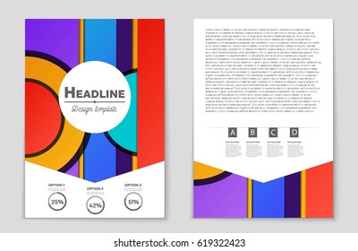 Abstract vector layout background set. For art template design, list, front page, mockup brochure theme style, banner, idea, cover, booklet, print, flyer, book, blank, card, ad, sign, sheet,, a4