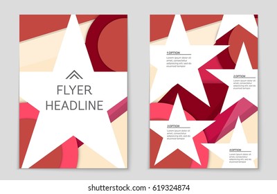 Abstract vector layout background set. For art template design, list, front page, mockup brochure theme style, banner, idea, cover, booklet, print, flyer, book, blank, card, ad, sign, sheet,, a4