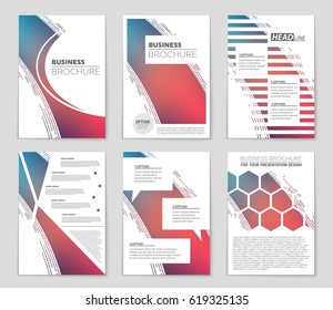 Abstract vector layout background set. For art template design, list, page, mockup brochure theme style, banner, idea, cover, booklet, print, flyer, book, blank, card, ad, sign, sheet,, a4