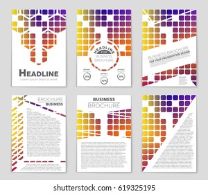 Abstract vector layout background set. For art template design, list, page, mockup brochure theme style, banner, idea, cover, booklet, print, flyer, book, blank, card, ad, sign, sheet,, a4