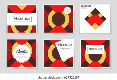 Abstract vector layout background set. For art template design, list, front page, mockup brochure theme style, banner, idea, cover, booklet, print, flyer, book, blank, card, ad, sign, sheet,, a4