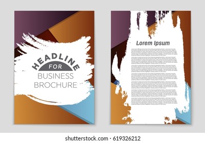 Abstract vector layout background set. For art template design, list, front page, mockup brochure theme style, banner, idea, cover, booklet, print, flyer, book, blank, card, ad, sign, sheet,, a4