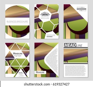Abstract vector layout background set. For art template design, list, front page, mockup brochure theme style, banner, idea, cover, booklet, print, flyer, book, blank, card, ad, sign, sheet,, a4