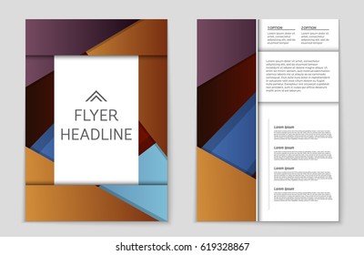 Abstract vector layout background set. For art template design, list, front page, mockup brochure theme style, banner, idea, cover, booklet, print, flyer, book, blank, card, ad, sign, sheet,, a4