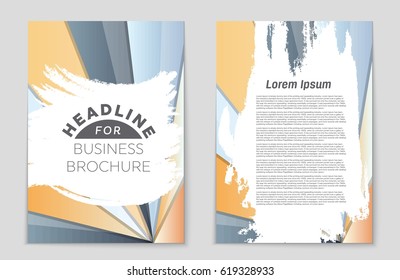 Abstract vector layout background set. For art template design, list, front page, mockup brochure theme style, banner, idea, cover, booklet, print, flyer, book, blank, card, ad, sign, sheet,, a4