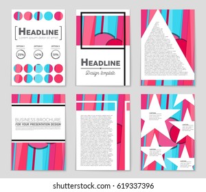 Abstract vector layout background set. For art template design, list, front page, mockup brochure theme style, banner, idea, cover, booklet, print, flyer, book, blank, card, ad, sign, sheet,, a4