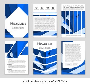 Abstract vector layout background set. For art template design, list, front page, mockup brochure theme style, banner, idea, cover, booklet, print, flyer, book, blank, card, ad, sign, sheet,, a4