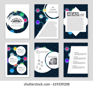 Abstract vector layout background set. For art template design, list, page, mockup brochure theme style, banner, idea, cover, booklet, print, flyer, book, blank, card, ad, sign, sheet,, a4.