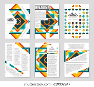 Abstract vector layout background set. For art template design, list, page, mockup brochure theme style, banner, idea, cover, booklet, print, flyer, book, blank, card, ad, sign, sheet,, a4