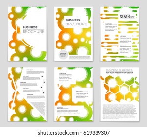 Abstract vector layout background set. For art template design, list, page, mockup brochure theme style, banner, idea, cover, booklet, print, flyer, book, blank, card, ad, sign, sheet,, a4