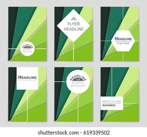 Abstract vector layout background set. For art template design, list, front page, mockup brochure theme style, banner, idea, cover, booklet, print, flyer, book, blank, card, ad, sign, sheet,, a4