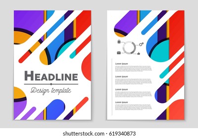 Abstract vector layout background set. For art template design, list, front page, mockup brochure theme style, banner, idea, cover, booklet, print, flyer, book, blank, card, ad, sign, sheet,, a4