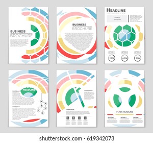 Abstract vector layout background set. For art template design, list, page, mockup brochure theme style, banner, idea, cover, booklet, print, flyer, book, blank, card, ad, sign, sheet,, a4