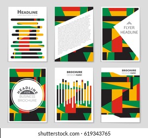 Abstract vector layout background set. For art template design, list, page, mockup brochure theme style, banner, idea, cover, booklet, print, flyer, book, blank, card, ad, sign, sheet,, a4