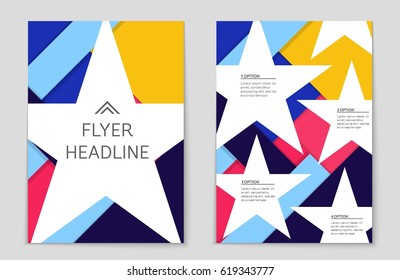 Abstract vector layout background set. For art template design, list, front page, mockup brochure theme style, banner, idea, cover, booklet, print, flyer, book, blank, card, ad, sign, sheet,, a4