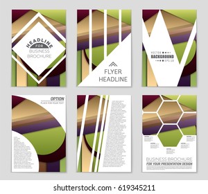 Abstract vector layout background set. For art template design, list, front page, mockup brochure theme style, banner, idea, cover, booklet, print, flyer, book, blank, card, ad, sign, sheet,, a4